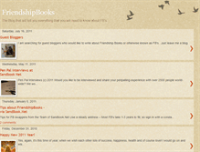 Tablet Screenshot of friendshipbooks.blogspot.com