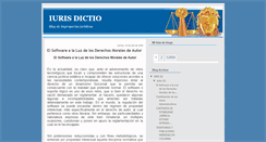 Desktop Screenshot of iuris-dictio.blogspot.com