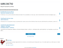 Tablet Screenshot of iuris-dictio.blogspot.com