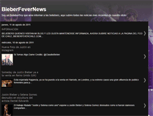 Tablet Screenshot of claudiobiebernews.blogspot.com
