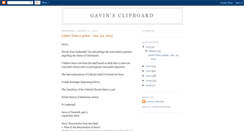 Desktop Screenshot of gavinsclipboard.blogspot.com