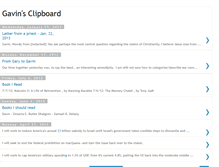 Tablet Screenshot of gavinsclipboard.blogspot.com