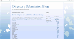Desktop Screenshot of directory-submission-services.blogspot.com
