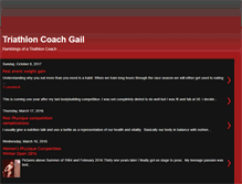 Tablet Screenshot of ironwilltriathlontraining.blogspot.com
