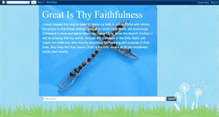 Desktop Screenshot of carolyn-greatisthyfaithfulness.blogspot.com