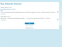 Tablet Screenshot of buyadsenseaccount.blogspot.com