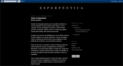 Desktop Screenshot of esperpentica.blogspot.com