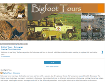 Tablet Screenshot of bigfoottours.blogspot.com