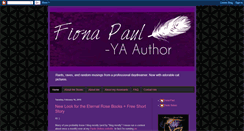 Desktop Screenshot of fionapaulbooks.blogspot.com