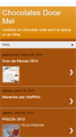 Mobile Screenshot of chocolatesdocemel.blogspot.com
