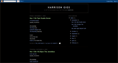 Desktop Screenshot of harrisongigs.blogspot.com