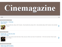 Tablet Screenshot of cinemamagazine.blogspot.com