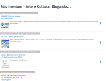 Tablet Screenshot of movimentum-blogando.blogspot.com