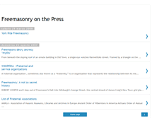 Tablet Screenshot of freemasonry-on-the-press.blogspot.com
