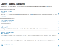 Tablet Screenshot of globalfootballtelegraph.blogspot.com