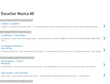 Tablet Screenshot of escucharmusica-60.blogspot.com