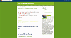 Desktop Screenshot of ikincielyemekodasi.blogspot.com