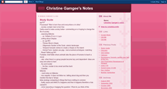 Desktop Screenshot of christinegamgee.blogspot.com