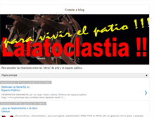 Tablet Screenshot of lalatoclastia.blogspot.com