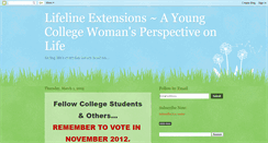 Desktop Screenshot of lifelineextensions.blogspot.com