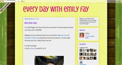 Desktop Screenshot of everydaywithemilyfay.blogspot.com