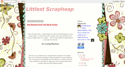 Desktop Screenshot of littlestscrapheap.blogspot.com