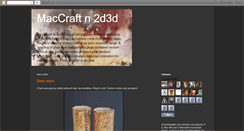 Desktop Screenshot of maccraftn2d3d.blogspot.com