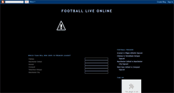 Desktop Screenshot of livefootball-mania.blogspot.com