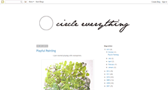 Desktop Screenshot of circleeverything.blogspot.com