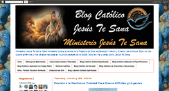 Desktop Screenshot of jesustesana.blogspot.com