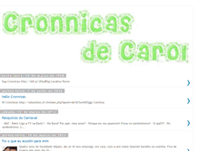 Tablet Screenshot of cronnicasdecarol.blogspot.com