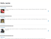 Tablet Screenshot of hellojackie.blogspot.com