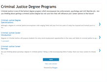 Tablet Screenshot of criminaljusticedegreeprograms.blogspot.com