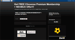 Desktop Screenshot of getfreeclixsensepremiummembership.blogspot.com