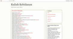 Desktop Screenshot of kuliah-bidan.blogspot.com