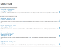Tablet Screenshot of eztkeresede.blogspot.com