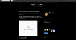 Desktop Screenshot of decilalala.blogspot.com