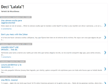 Tablet Screenshot of decilalala.blogspot.com
