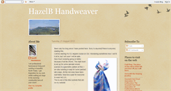Desktop Screenshot of hazelbhandweaver.blogspot.com