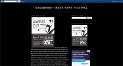 Desktop Screenshot of greenportskateparkfestival.blogspot.com