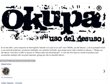 Tablet Screenshot of okupausodeldesuso.blogspot.com