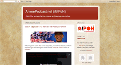 Desktop Screenshot of animepodcastnet.blogspot.com