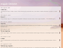 Tablet Screenshot of angyaliudvozlet.blogspot.com