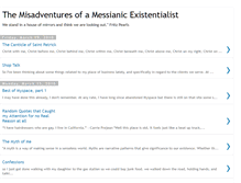 Tablet Screenshot of messianicexistenialist.blogspot.com