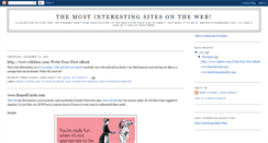 Desktop Screenshot of most-interesting-websites.blogspot.com