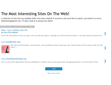 Tablet Screenshot of most-interesting-websites.blogspot.com