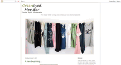 Desktop Screenshot of greeneyedmonsterfashion.blogspot.com