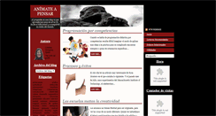 Desktop Screenshot of animateapensar.blogspot.com