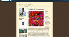 Desktop Screenshot of johnsliteraryblog.blogspot.com