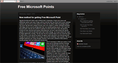 Desktop Screenshot of knowaboutfreemicrosoftpoints.blogspot.com